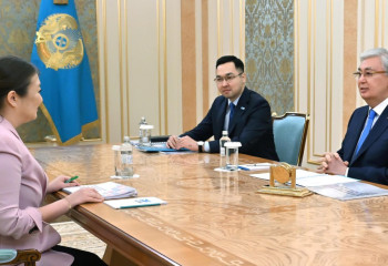 Мемлекет басшысы Бала құқықтары жөніндегі уәкіл Динара Зәкиеваны қабылдады