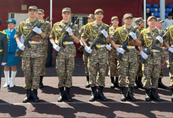 24 профессиональных спортсмена приняли военную присягу в Алматы