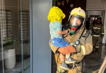 Астанада көпқабатты тұрғын үйден өрт шықты