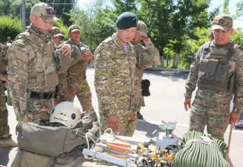 Қазақстан мен Қырғызстан әскерлерінің қатысуымен «Дала сұңқары-2024» оқу-жаттығуы басталды