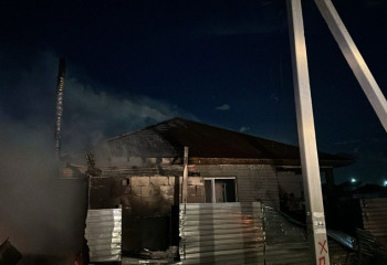 Қосшыда тұрғын үйдің отын жағу бөлмесі өртенді