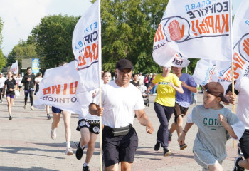 СҚО-да полицейлер ұйымдастырған жүгіруге 500-ден астам тұрғын қатысты