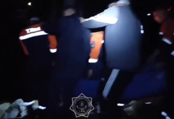 Ақмола облысында жарақат алған адам таудан түсірілді