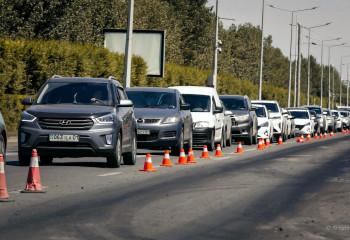 Астанада Ұлы Дала даңғылының учаскесі жөндеуге уақытша жабылады