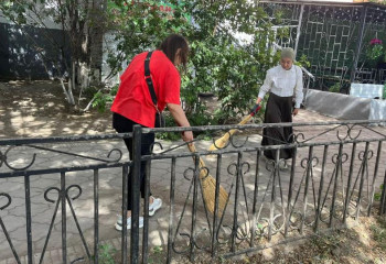 Таза Қазақстан: в Улытау прошла масштабная санитарная акция