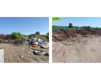 Астанада рұқсат етілмеген 33 қоқыс үйіндісі жойылды