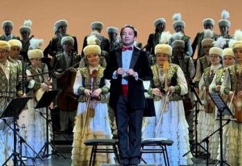 Казахскому Национальному оркестру народных инструментов имени Курмангазы исполнилось 90 лет