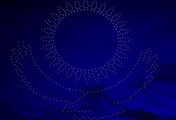 Drone show to light up  in honor of Capital Day