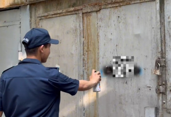 Курсанты Алматинской академии МВД уничтожили около 100 граффити-реклам, пропагандирующих наркотики