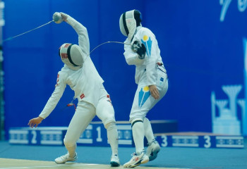 Казахстанские фехтовальщики завоевали «золото» Чемпионата Азии