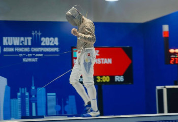 Kazakhstan wins bronze in Fencing at  Asian Games