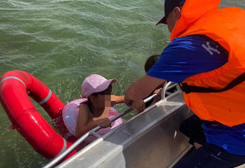 Детей спасли на озере Камбаш в Кызылординской области