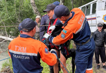 Жетісу облысында өзеннен өте алмаған туристер құтқарылды