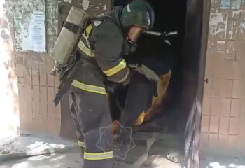 Өскеменде өрт кезінде 12 тұрғын эвакуацияланды