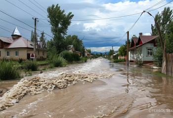 Разрушительный сель сошел в Кыргызстане