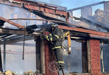 Ресторан загорелся в Караганде