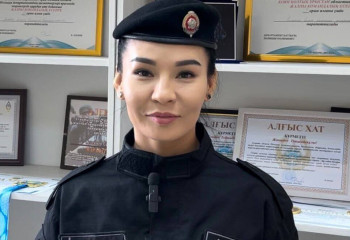 Казахстанка-полицейский рассказала о службе в спецназе