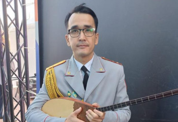 Столичные полицейские показали мастерство в преддверии Национального дня домбры