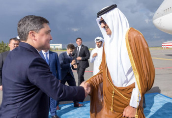 Қатар әмірі ШЫҰ саммитіне қатысу үшін Астанаға келді