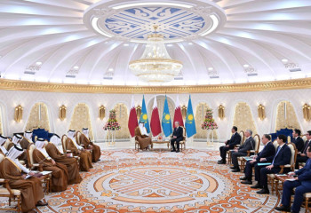 Қазақстан президенті Қатар мемлекетінің әмірімен кездесті