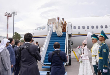 Рас әл-Хайма әмірі Қазақстанға ШЫҰ саммитіне қатысу үшін келді