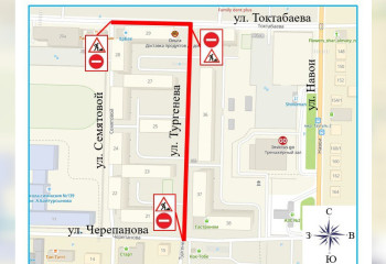 Более чем на два месяца ограничат движения по улице Токтабаева в Алматы