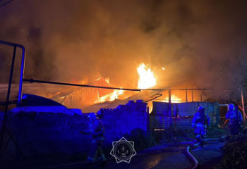 Алматы облысының өрт сөндірушілері өртті жойды