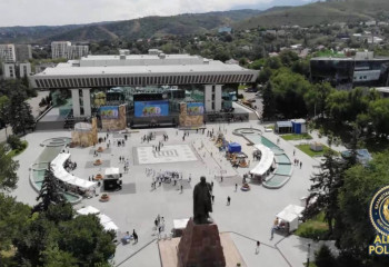 Акцию ERKIN QOZGALYS провела полиция Алматы