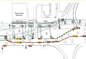 Движение ограничат по улице Сыганак в Астане