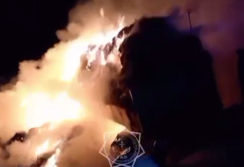 Қостанайда шөп тиелген екі жүк көлігі өртеніп кетті