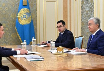 Head of State receives Kazakh Minister of Tourism and Sports Yermek Marzhikpayev