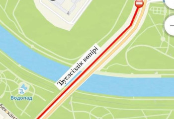 Движение на мосту Тауелсиздик частично ограничат из-за укладки асфальта