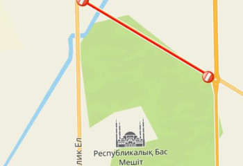 Астанадағы Қабанбай батыр даңғылының учаскесі ішінара жабылады