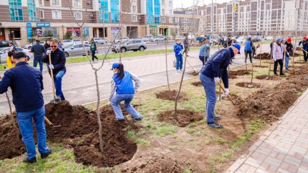 В рамках экоакции в столице провели творческий конкурс среди детей