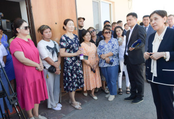 Тамара Дүйсенова «Ауыл аманаты» бағдарламасының жүзеге асу барысымен танысты