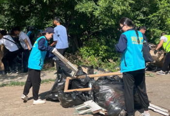 Арқалықтағы сенбілікте 500 тонна қоқыс шығарылды