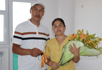 Жамбыл облысында 80 пәтерлі көпқабатты тұрғын үй пайдалануға берілді