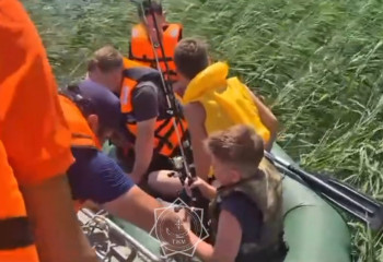 Ақмола облысында қайықтағы адамдар құтқарылды