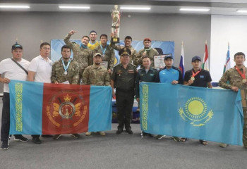 Қазақстан әскери құрамасы қоян-қолтық ұрыстан өткен чемпионатта топ жарды