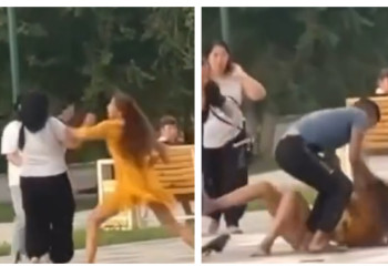 «Мортал комбат»: драка девушек в Кызылорде попала на видео