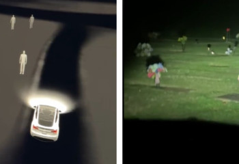 Tesla «увидела» призраков на кладбище