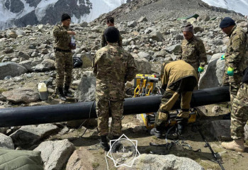 Мероприятия по опорожнению моренно-ледниковых озер проводят в Алматинской области