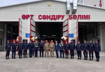 Новое пожарное депо открылось в Алматинской области