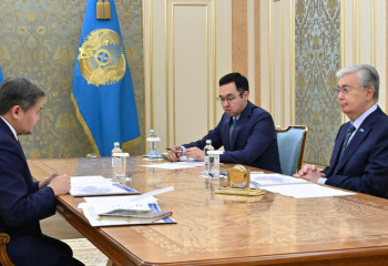 Мемлекет басшысы Саясат Нұрбекті қабылдады