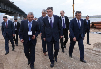 Бектенов Қазақстандағы ең ұзын көпір құрылысының барысымен танысты