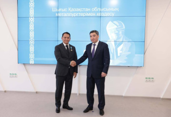 ШҚО металлургтеріне президент атынан марапаттар табыс етілді