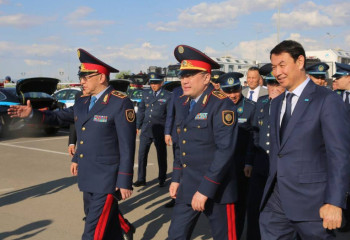 Ішкі істер министрі Түркістан облысында полиция бөлімінің жаңа ғимаратын ашты