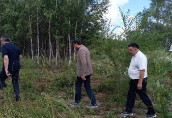 Ерлан Нысанбаев Астана іргесінде жасыл аймақтың жұмысымен танысты