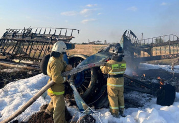 Ақмола облысындағы ұшақ апаты: Көлік министрлігі мәлімдеме жасады