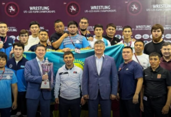 Қазақстандық балуандар Азия біріншілігінде күміс жүлдегер атанды